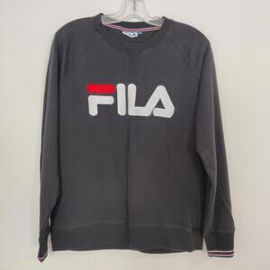 Fila Women's Black Sweatshirt Size Medium Gorpcore Athleisure Streetwear